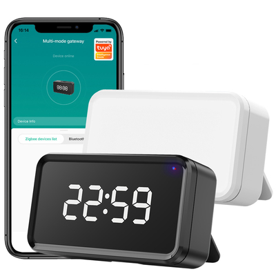 Tuya ZigBee πύλη Δείχνει χρόνο Alexa Google Home Bluetooth Mesh Ασύρματη γέφυρα Hub έξυπνη πολλαπλή λειτουργία πύλη