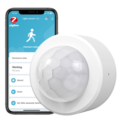 Tuya Zigbee 3.0 PIR ανιχνευτής κίνησης αισθητήρας φωτεινότητας 2 σε 1 Ασφάλεια Αντικλοπτικό συναγερμό αισθητήρας έξυπνη ανίχνευση φωτός