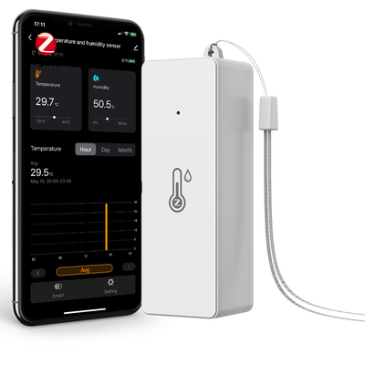 Tuya ZigBee3.0 Έξυπνος αισθητήρας θερμοκρασίας και υγρασίας, με μπαταρία, μίνι υδρομέτρο εσωτερικού χώρου, εργασία με την Alexa, Google Home