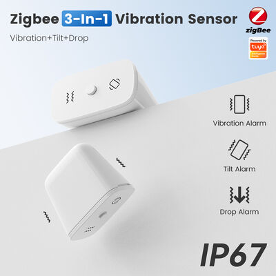 buy Έξυπνος αισθητήρας Tuya Zigbee 3 σε 1 με ειδοποιήσεις δόνησης, κλίσης και πτώσης, προστασία IP67 και ανίχνευση σε πραγματικό χρόνο μέσω της εφαρμογής Whole-Home Smart ηλεκτρονική κατασκευή