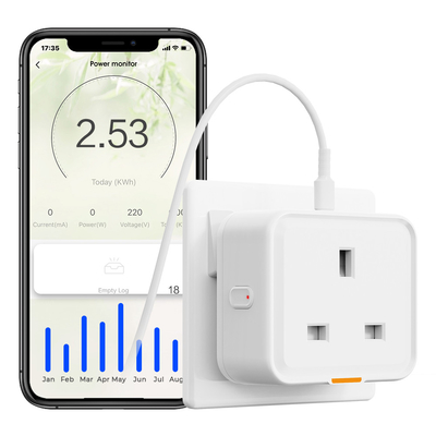 Καλή τιμή Το Tuya Smart Home Plug UK Socket Travel Adapter Conversion Outlet APP Η φωνή λειτουργεί με την Alexa Type C 16A WiFi RF433 σε απευθείας σύνδεση