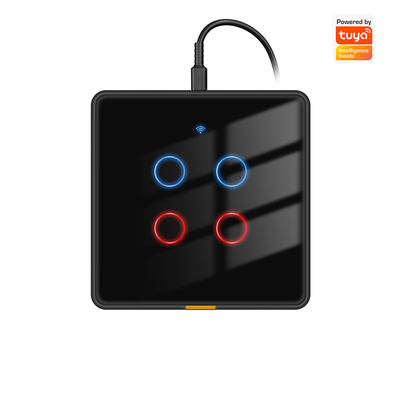 Καλή τιμή Tuya WiFi Touch Wall Switch τύπου C, πρότυπο ΕΕ, RF433, 110-240V, με χρονοδιακόπτη και φωνητικό έλεγχο, συμβατό με το Alexa και το Google Home για φωτισμό έξυπνου σπιτιού σε απευθείας σύνδεση