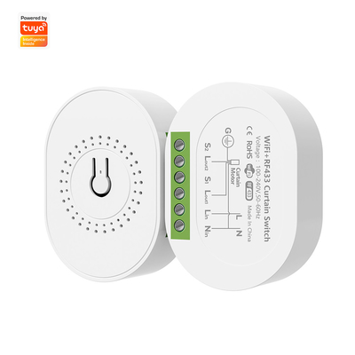 Καλή τιμή Η SMATRUL Tuya WiFi RF433 Smart Curtain Switch Module, έχει σχεδιαστεί για ηλεκτρικά μαντηλάκια, λειτουργεί για την Alexa και το Google Home σε απευθείας σύνδεση