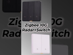 Tuya ZigBee Radar Sensor Switch Sensing No Neutral Smart Home EU Στον τοίχο του σπιτιού
